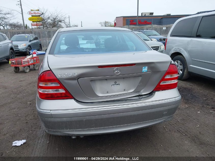 2007 Mercedes-Benz C 280 VIN: WDBRF54H47F930587 Lot: 11999901