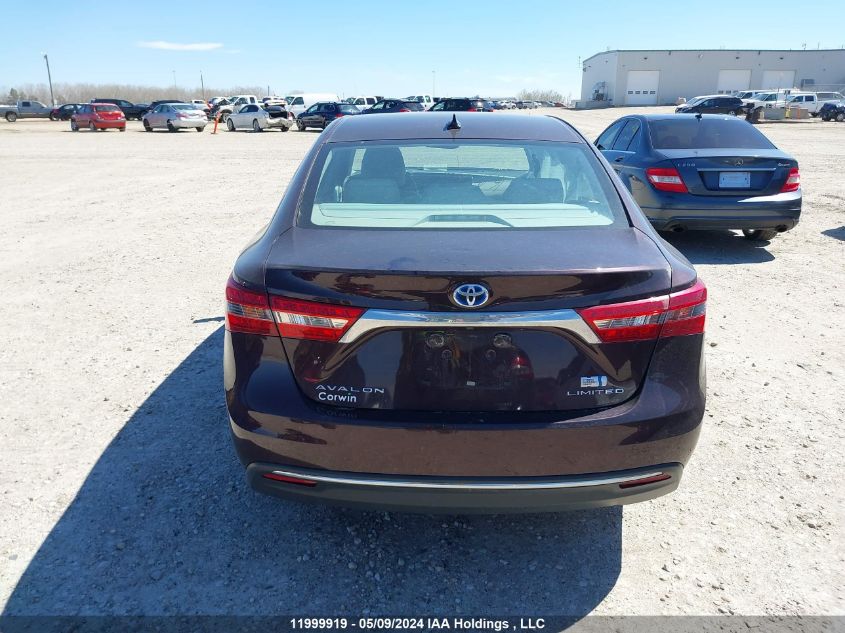 2016 Toyota Avalon Hybrid Limited VIN: 4T1BD1EB9GU053548 Lot: 11999919