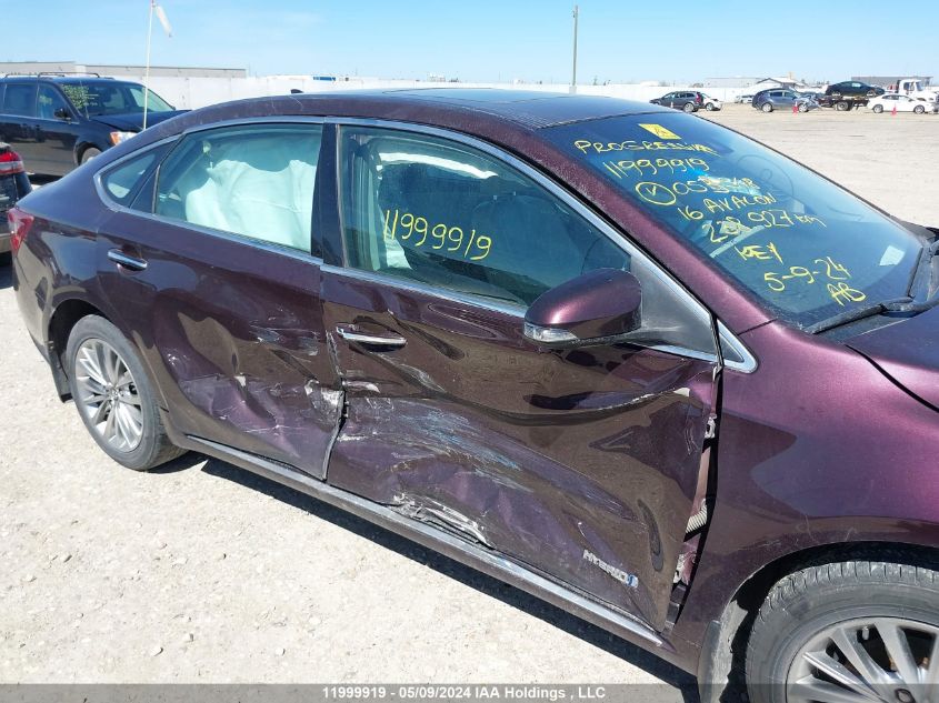 2016 Toyota Avalon Hybrid Limited VIN: 4T1BD1EB9GU053548 Lot: 11999919