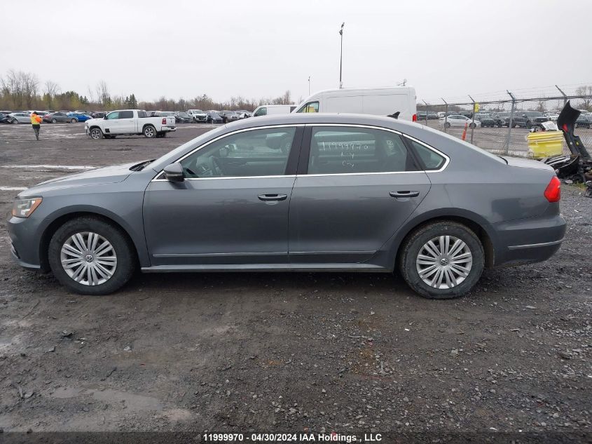 2016 Volkswagen Passat VIN: 1VWAS7A39GC027865 Lot: 11999970