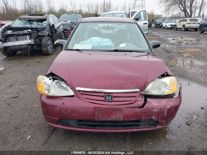 2002 Honda Civic Dx VIN: 2HGES16432H921659 Lot: 11999978