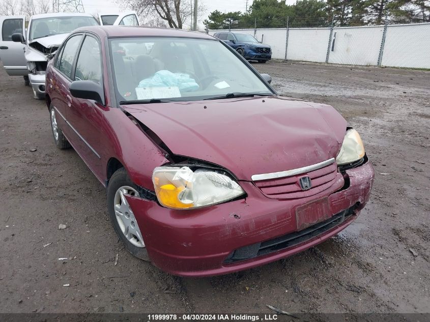 2002 Honda Civic Dx VIN: 2HGES16432H921659 Lot: 11999978