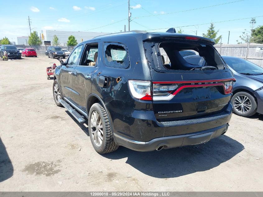 2014 Dodge Durango VIN: 1C4RDJEG8EC305050 Lot: 12000010