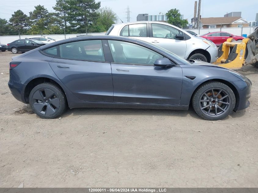 2023 Tesla Model 3 VIN: 5YJ3E1EA8PF483240 Lot: 12000011