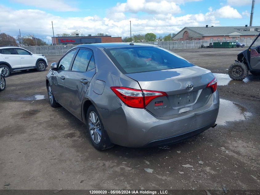 2014 Toyota Corolla L/Le/Le Pls/Prm/S/S Pls VIN: 2T1BURHE5EC032196 Lot: 12000020