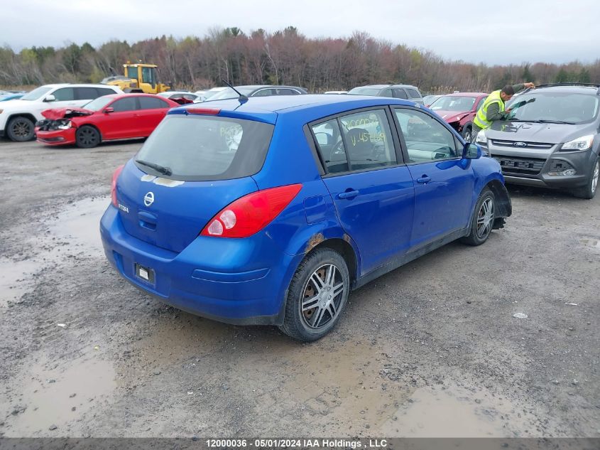 2009 Nissan Versa VIN: 3N1BC13E09L457729 Lot: 12000036