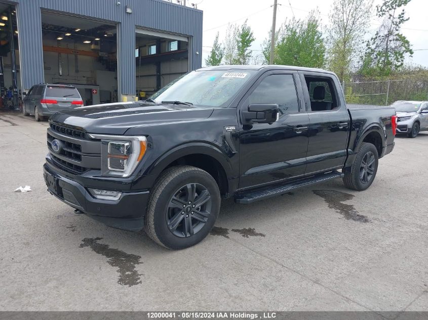 2023 Ford F-150 Lariat VIN: 1FTEW1EP3PKE01413 Lot: 12000041