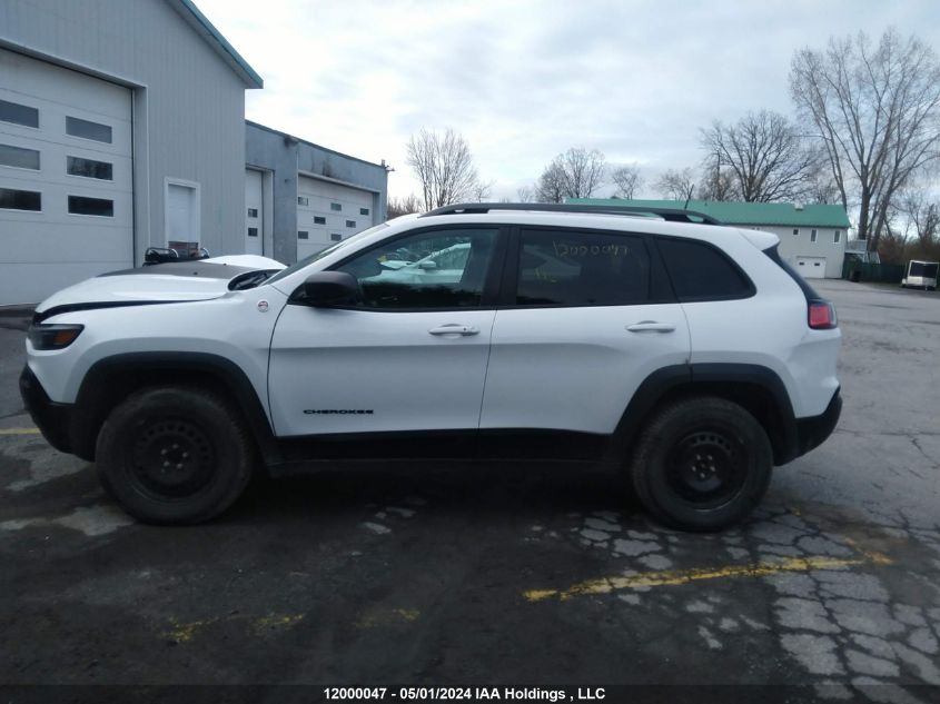 2021 Jeep Cherokee Trailhawk Elite VIN: 1C4PJMBX8MD174989 Lot: 12000047