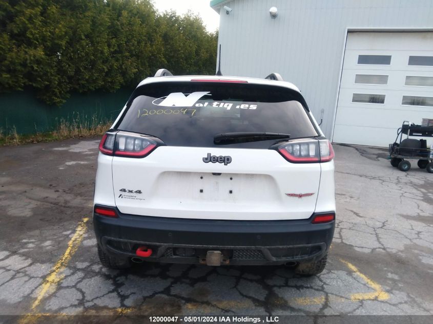 2021 Jeep Cherokee Trailhawk Elite VIN: 1C4PJMBX8MD174989 Lot: 12000047