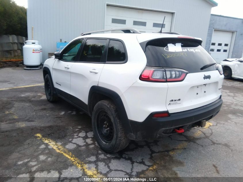 2021 Jeep Cherokee Trailhawk Elite VIN: 1C4PJMBX8MD174989 Lot: 12000047