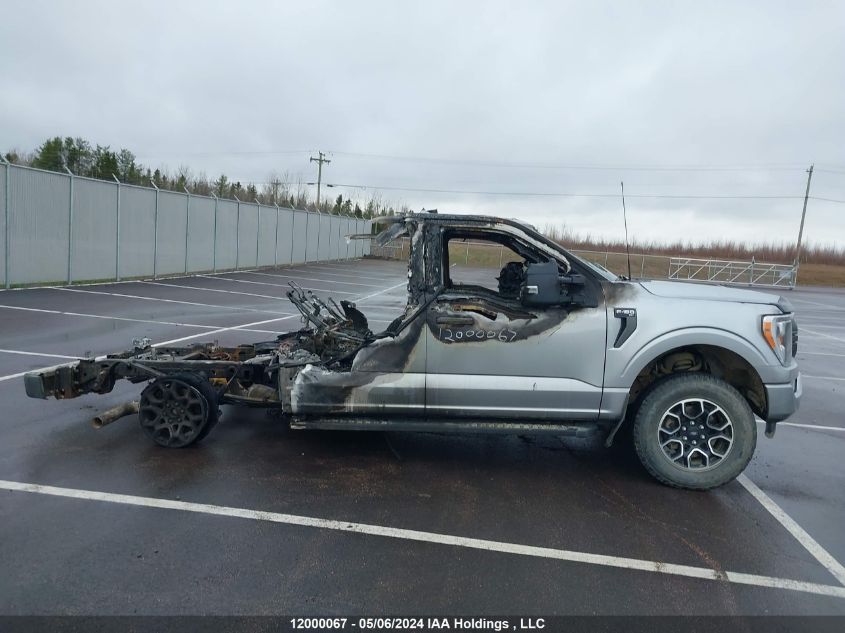 2022 Ford F150 Supercrew VIN: 1FTFW1E80NFC41803 Lot: 12000067