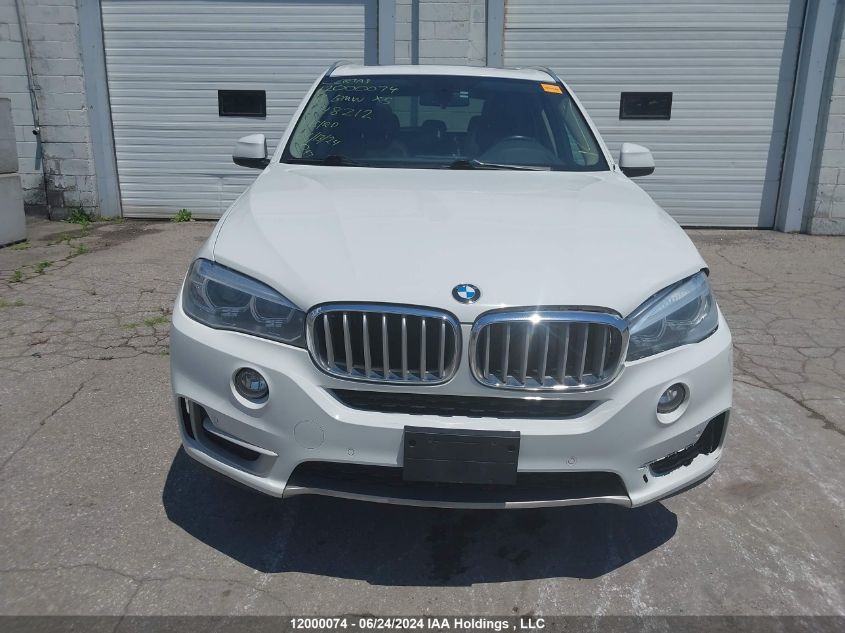 2016 BMW X5 xDrive35I VIN: 5UXKR0C58G0U48212 Lot: 12000074