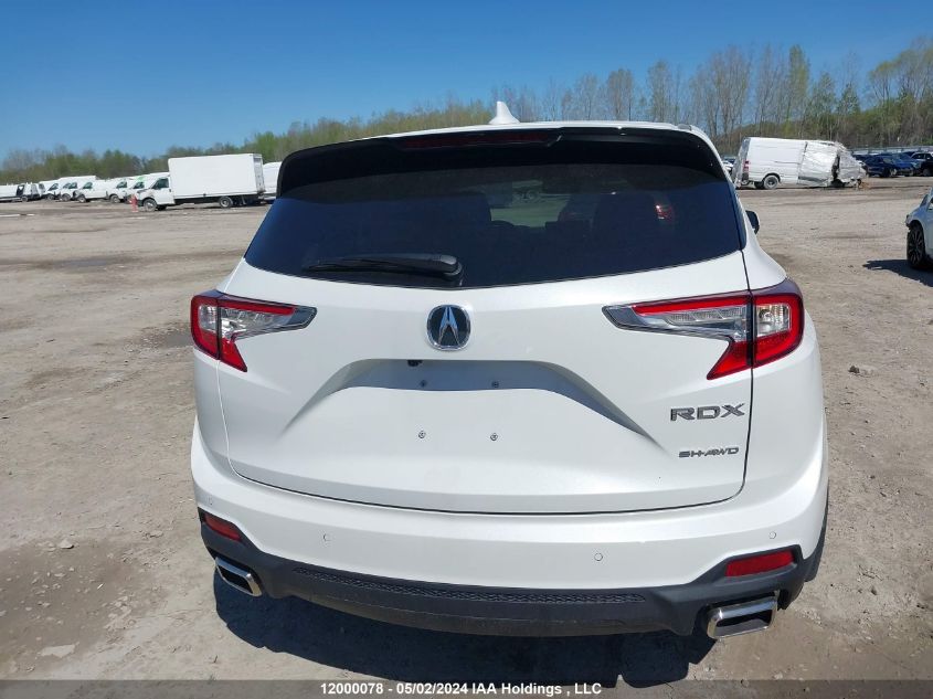 2022 Acura Rdx VIN: 5J8TC2H57NL804240 Lot: 12000078