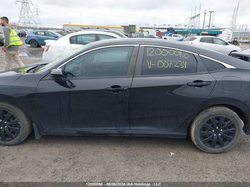 2019 Honda Civic VIN: 2HGFC2F53KH007234 Lot: 12000080