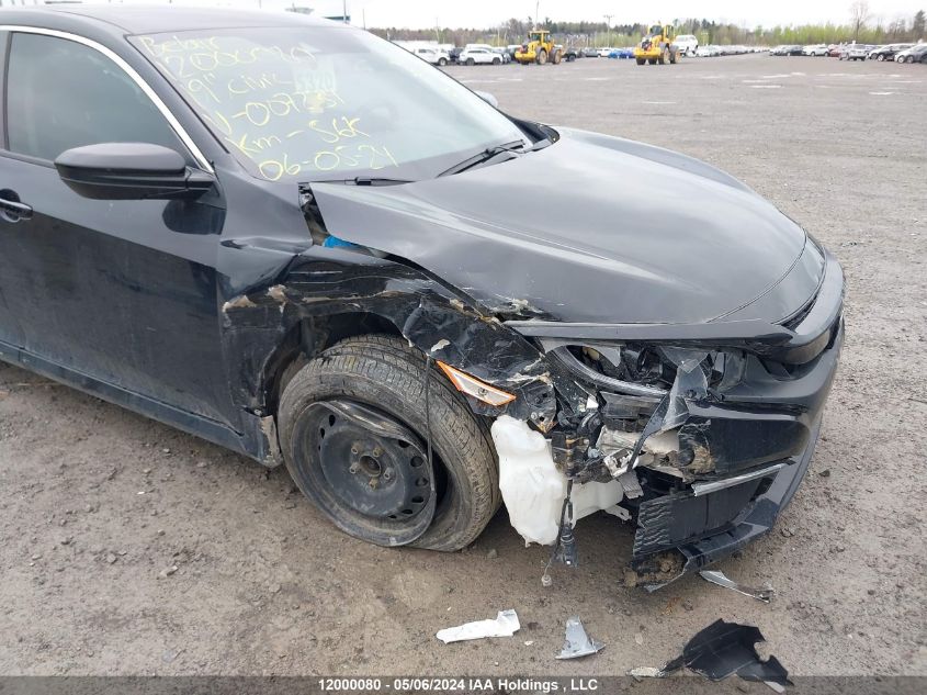 2019 Honda Civic VIN: 2HGFC2F53KH007234 Lot: 12000080