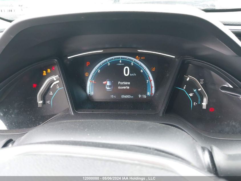 2019 Honda Civic VIN: 2HGFC2F53KH007234 Lot: 12000080