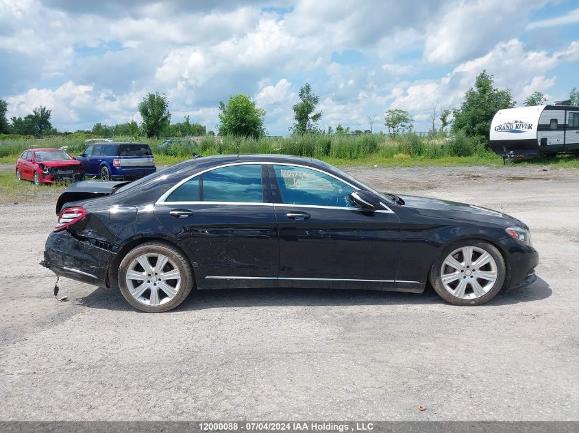 2016 Mercedes-Benz S-Class VIN: WDDUF6HB3GA177855 Lot: 12000088