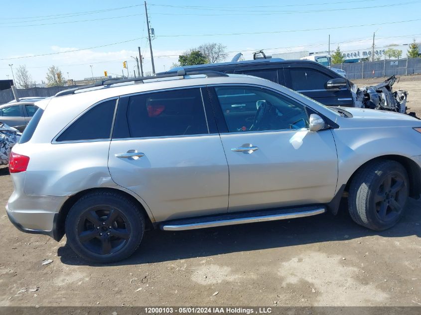 2010 Acura Mdx VIN: 2HNYD2H76AH003836 Lot: 12000103