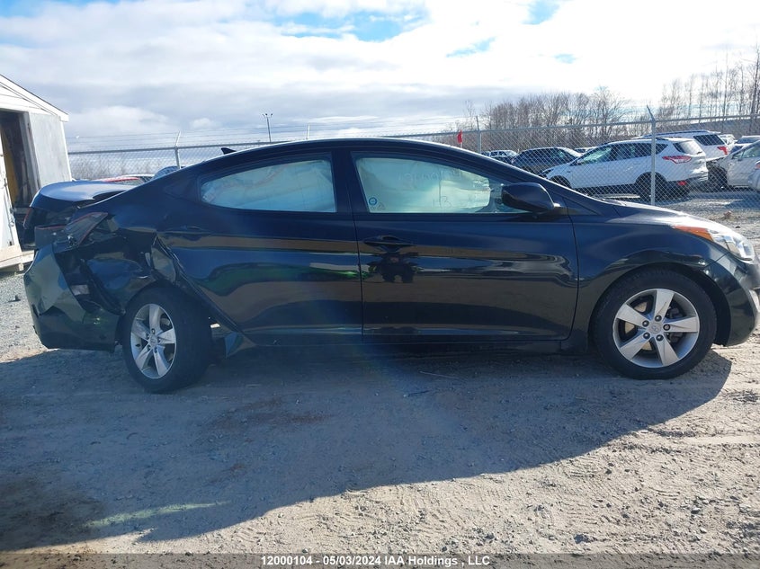 2013 Hyundai Elantra Gls VIN: 5NPDH4AE7DH297689 Lot: 12000104