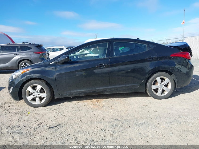 2013 Hyundai Elantra Gls VIN: 5NPDH4AE7DH297689 Lot: 12000104