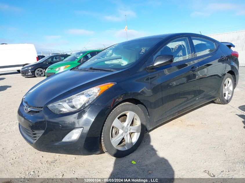 2013 Hyundai Elantra Gls VIN: 5NPDH4AE7DH297689 Lot: 12000104