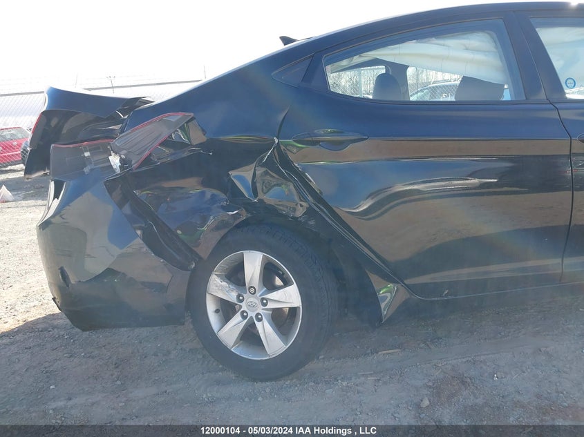 2013 Hyundai Elantra Gls VIN: 5NPDH4AE7DH297689 Lot: 12000104