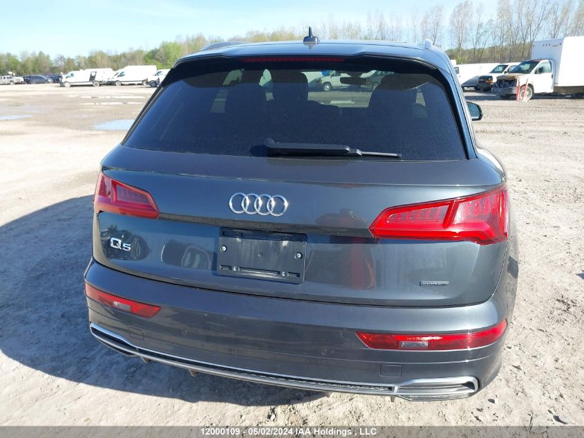 2019 Audi Q5 Technik S-Line VIN: WA1FNAFY9K2062920 Lot: 12000109