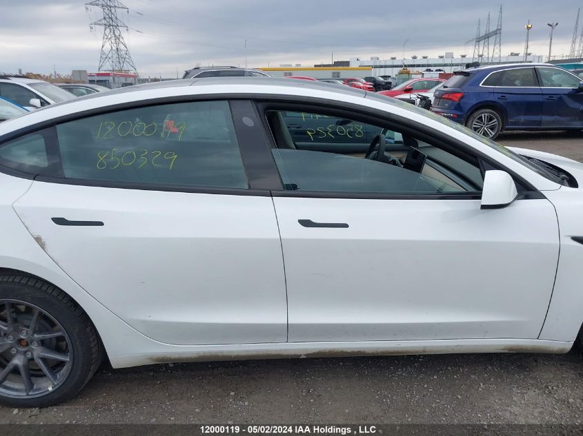 2023 Tesla Model 3 VIN: LRW3E1EB4PC850329 Lot: 12000119