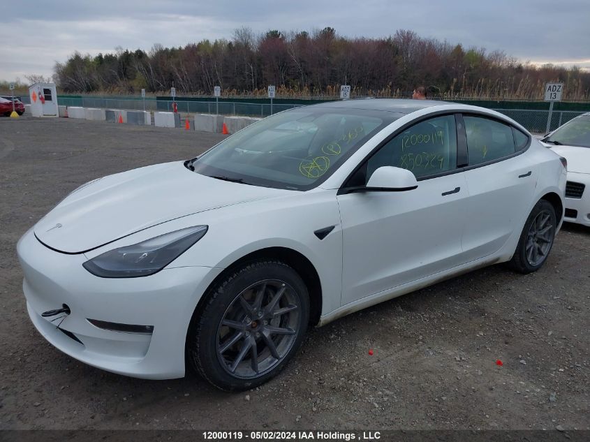 2023 Tesla Model 3 VIN: LRW3E1EB4PC850329 Lot: 12000119