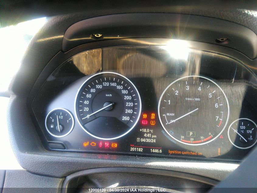 2012 BMW 3 Series VIN: WBA3B1C58CFX99576 Lot: 12000120