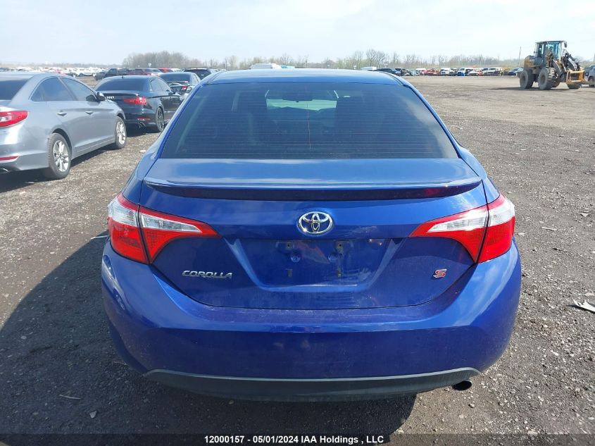 2016 Toyota Corolla Le VIN: 2T1BURHE5GC490386 Lot: 12000157