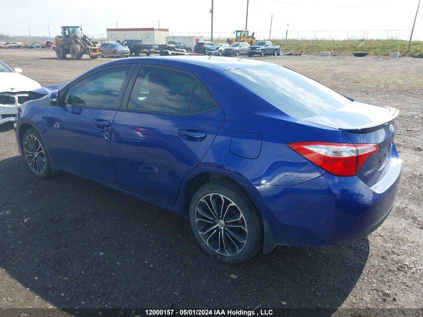 2016 Toyota Corolla Le VIN: 2T1BURHE5GC490386 Lot: 12000157