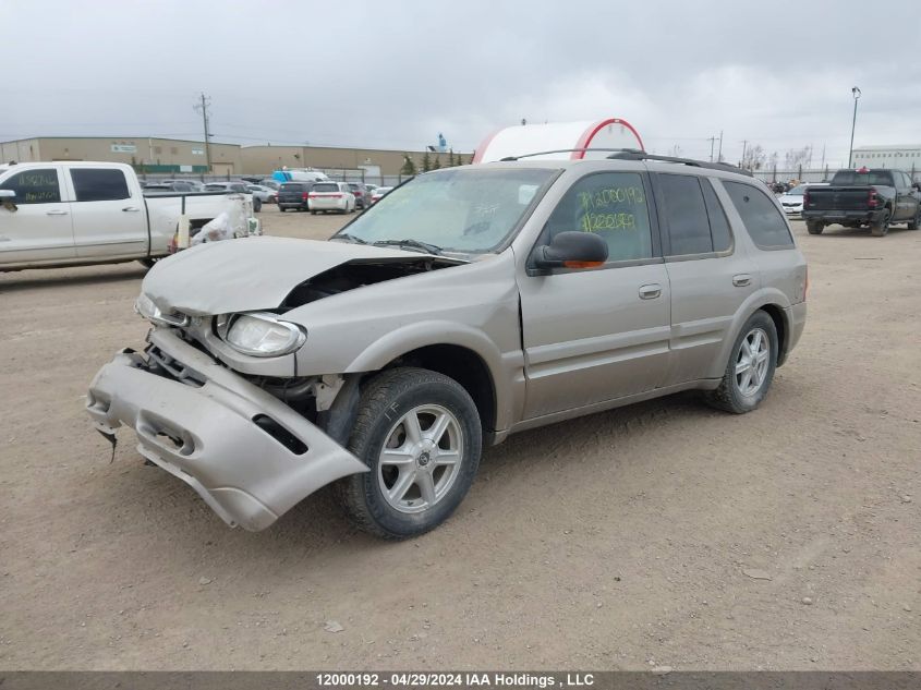 2002 Oldsmobile Bravada VIN: 1GHDT13S722449365 Lot: 12000192