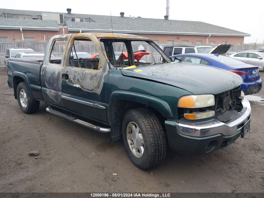 2004 GMC Sierra 1500 VIN: 2GTEK19T141362772 Lot: 12000196