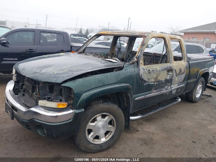 2004 GMC Sierra 1500 VIN: 2GTEK19T141362772 Lot: 12000196