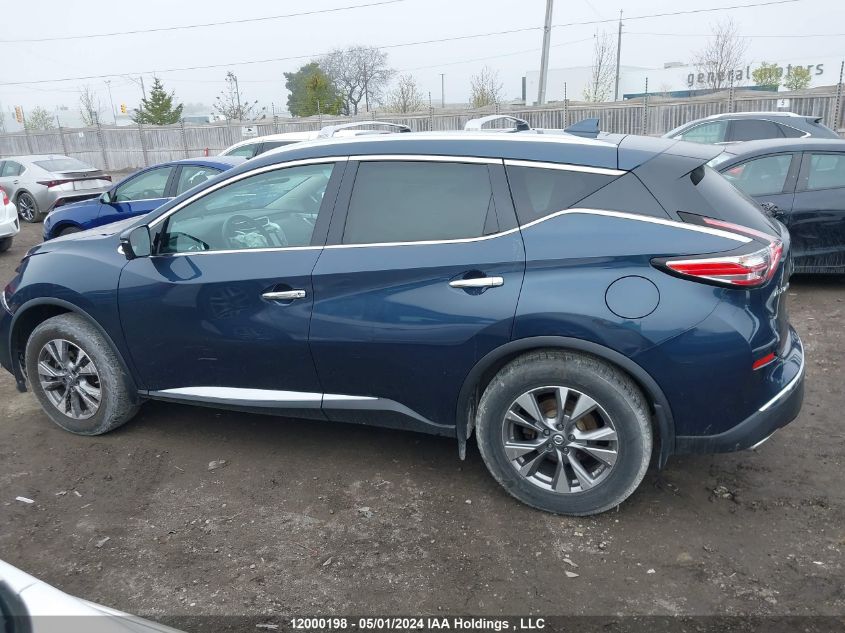 2017 Nissan Murano S/Sl/Sv/Platinum VIN: 5N1AZ2MH4HN161225 Lot: 12000198