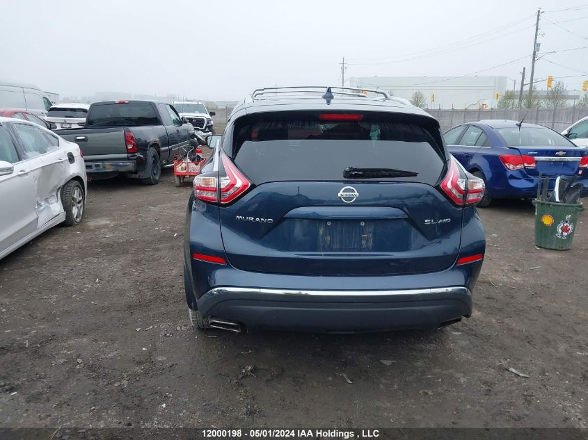 2017 Nissan Murano S/Sl/Sv/Platinum VIN: 5N1AZ2MH4HN161225 Lot: 12000198