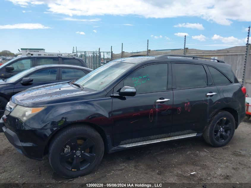 2008 Acura Mdx VIN: 2HNYD28878H000138 Lot: 12000220