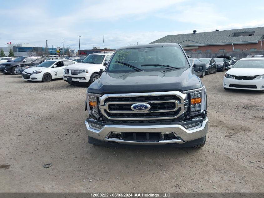 2022 Ford F150 Supercrew VIN: 1FTFW1E82NFB09707 Lot: 12000222