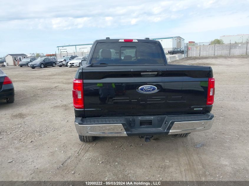 2022 Ford F150 Supercrew VIN: 1FTFW1E82NFB09707 Lot: 12000222