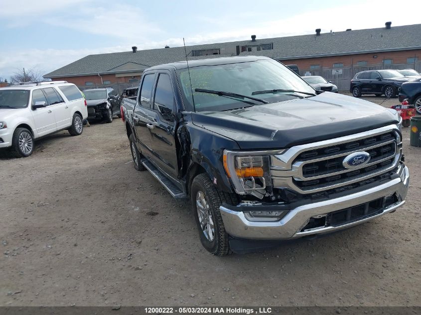 2022 Ford F150 Supercrew VIN: 1FTFW1E82NFB09707 Lot: 12000222