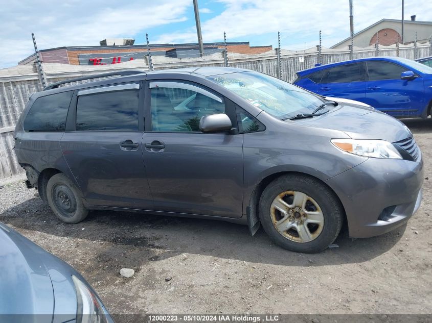 2017 Toyota Sienna 7 Passenger VIN: 5TDZZ3DC9HS818306 Lot: 12000223