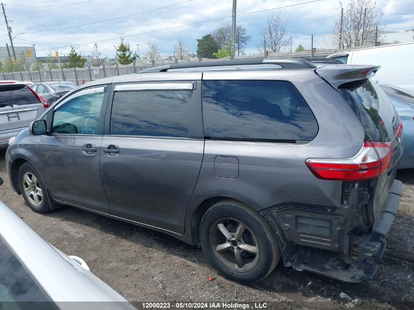 2017 Toyota Sienna 7 Passenger VIN: 5TDZZ3DC9HS818306 Lot: 12000223