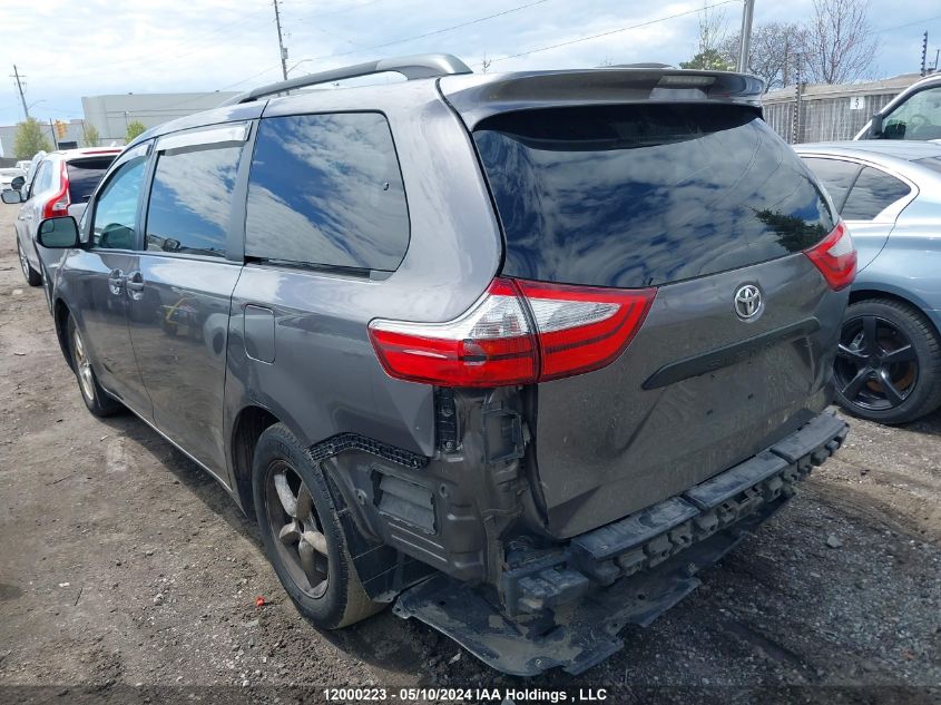 2017 Toyota Sienna 7 Passenger VIN: 5TDZZ3DC9HS818306 Lot: 12000223