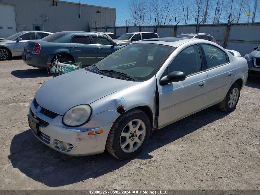 2004 Chrysler Neon VIN: 1B3AS56C74D628439 Lot: 12000225