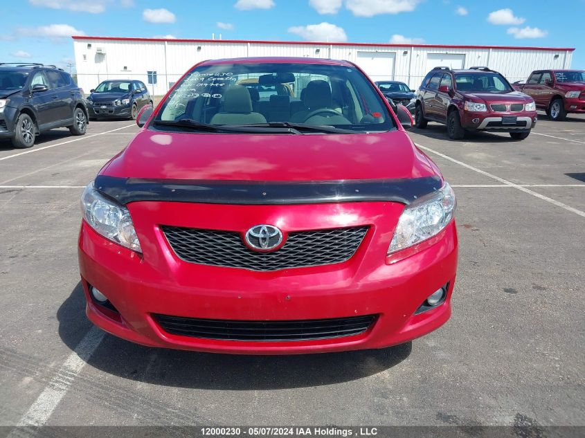 2009 Toyota Corolla Le VIN: 2T1BU40E39C019726 Lot: 12000230