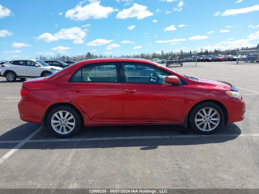 2009 Toyota Corolla Le VIN: 2T1BU40E39C019726 Lot: 12000230