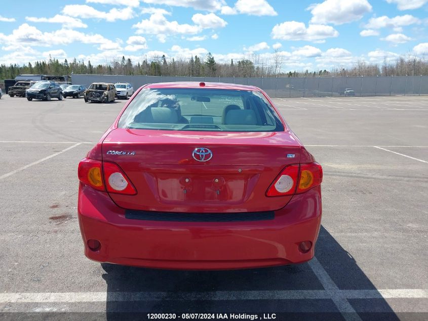 2009 Toyota Corolla Le VIN: 2T1BU40E39C019726 Lot: 12000230