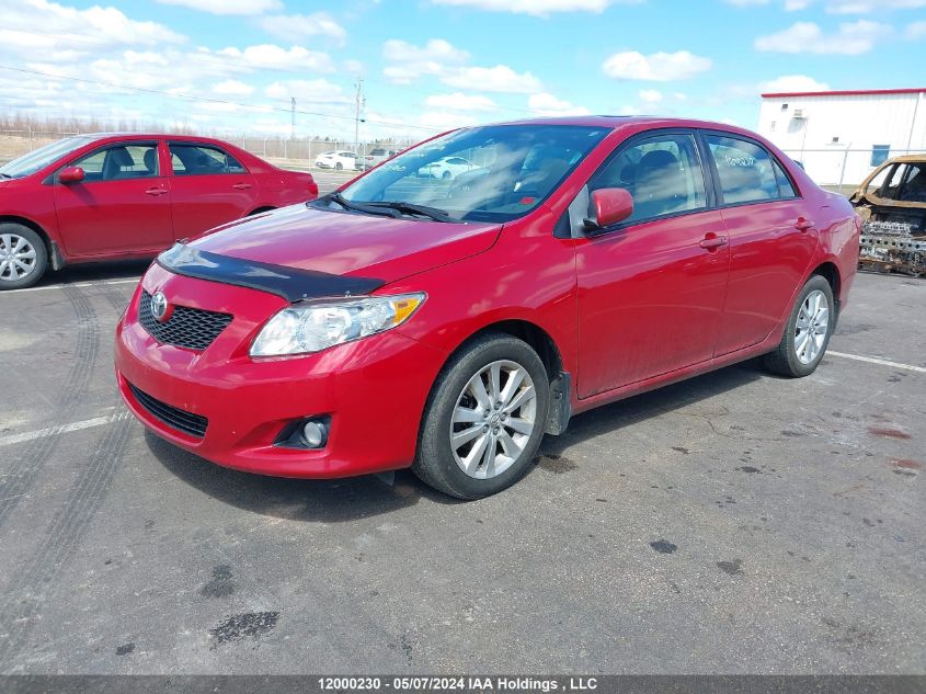 2009 Toyota Corolla Le VIN: 2T1BU40E39C019726 Lot: 12000230