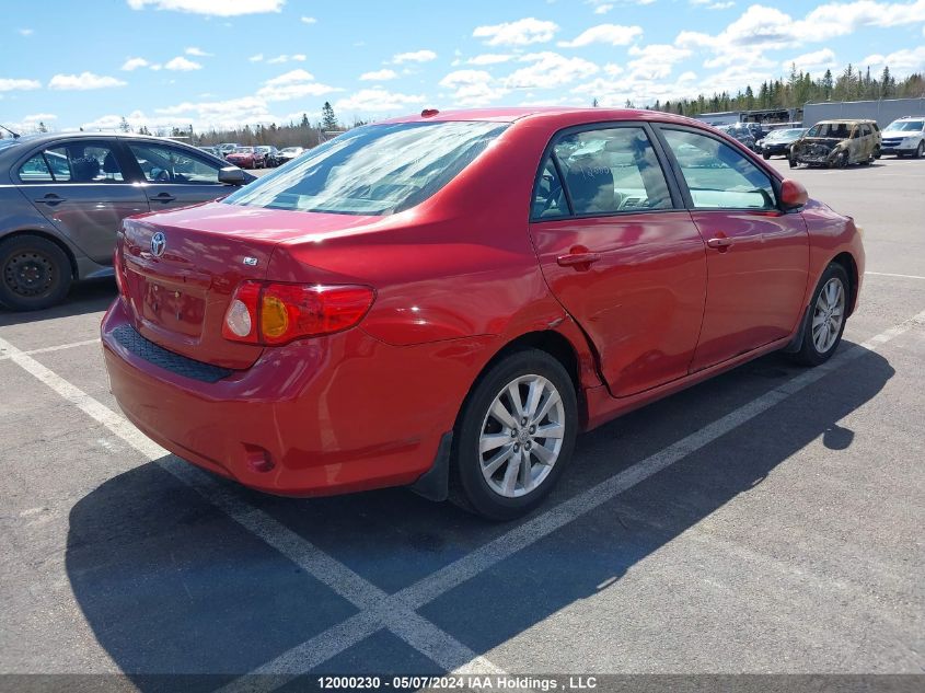 2009 Toyota Corolla Le VIN: 2T1BU40E39C019726 Lot: 12000230